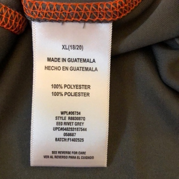 NWT Boys Reebok Play Dry Shirt XL‎ 18/20 - Picture 7 of 7